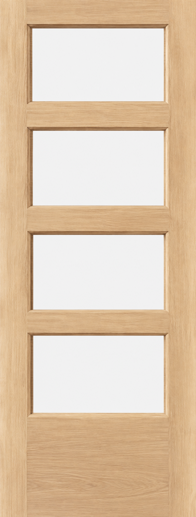 Internal Oak Mersey Pattern 50 (UN-GLAZED) Pre-Finished Solid Core Door